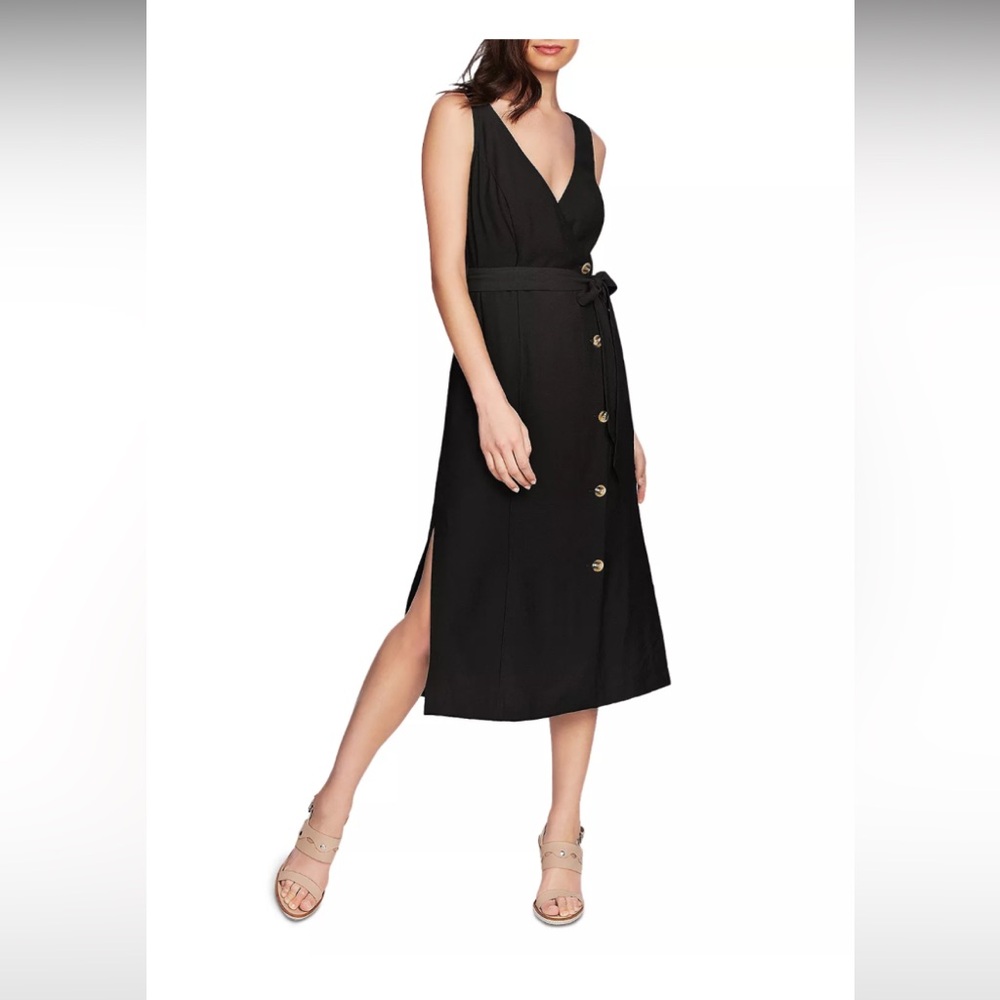 1.STATE Button-Front Midi Dress Size 6